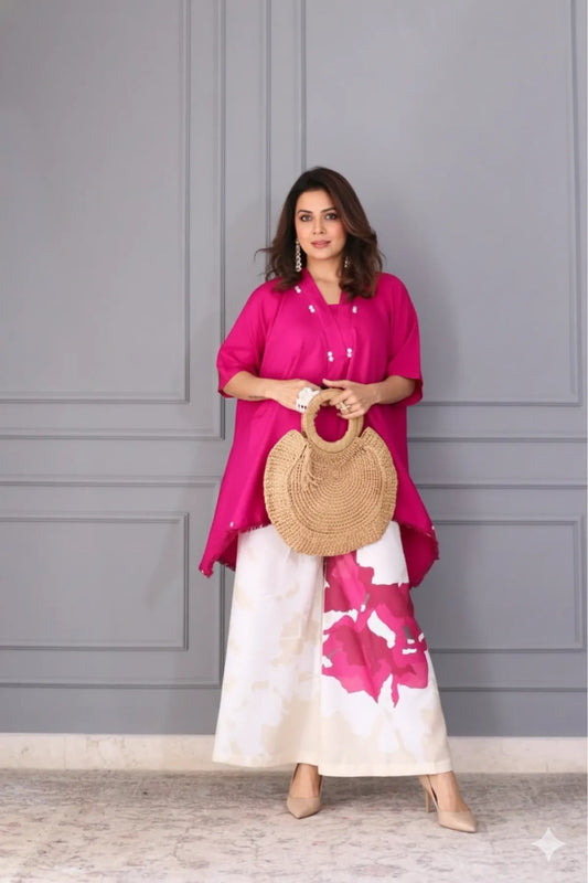 PINK SOFT COTTON COORD FOR WOMEN