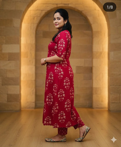 PINK SOFT COTTON COORD FOR WOMEN