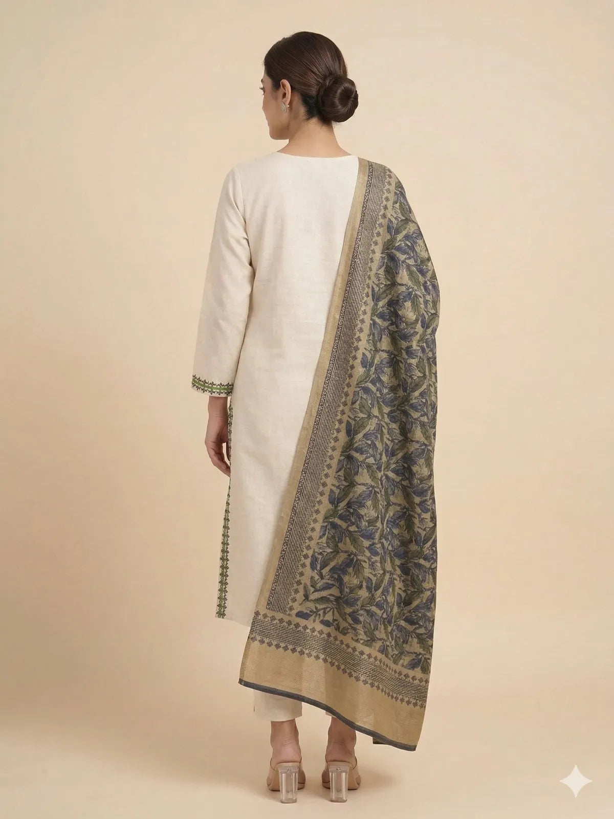 White SOFT COTTON 3PC SET FOR WOMEN