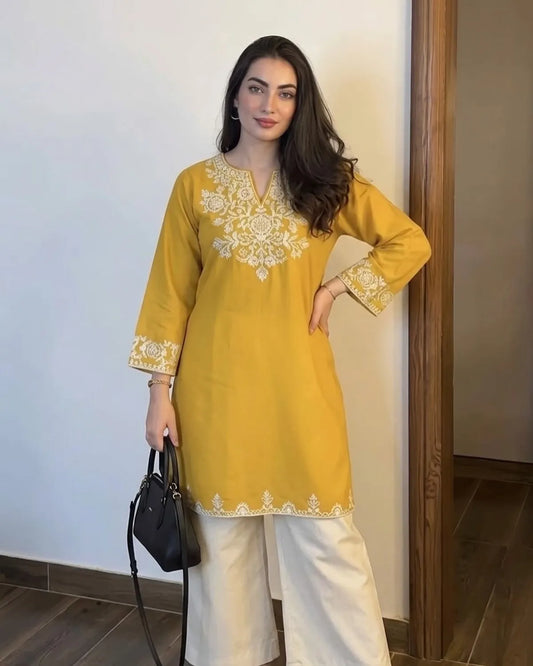 Yellow COORD Set Women