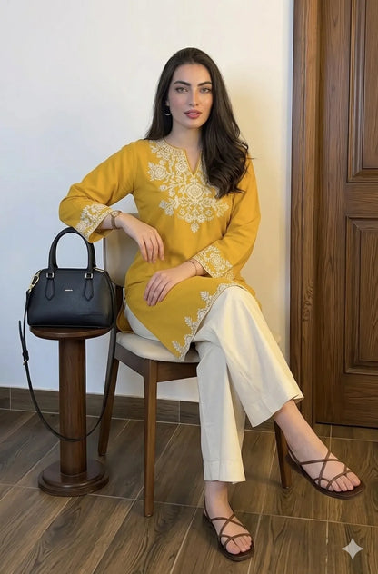 Yellow COORD Set Women
