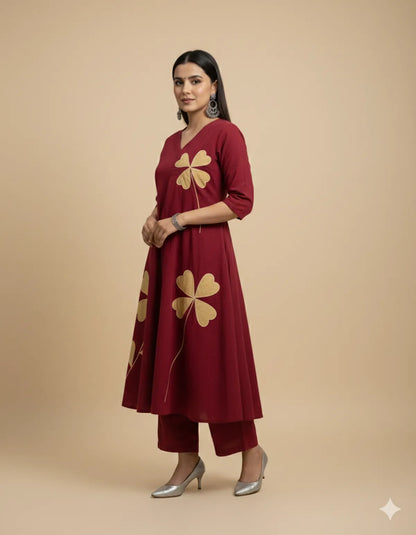 RUST SOFT COTTON 2pc FOR WOMEN